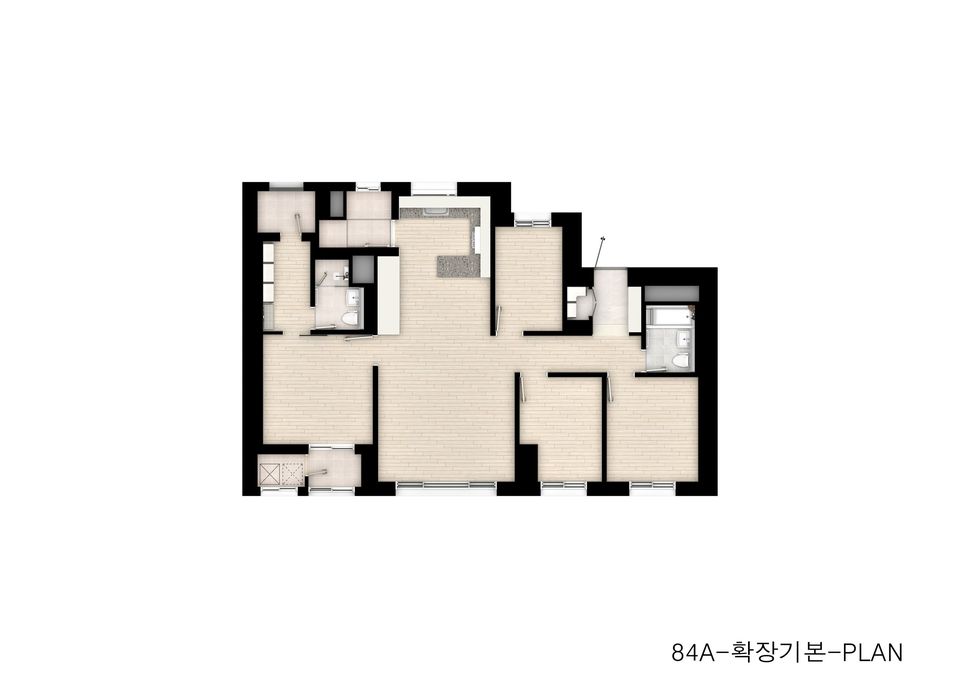 84A 타입 평면 CG